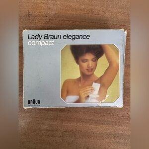 Vintage 70’s Lady Braun 5660 Elegance Cosmetic Electric Shaver with Pouch